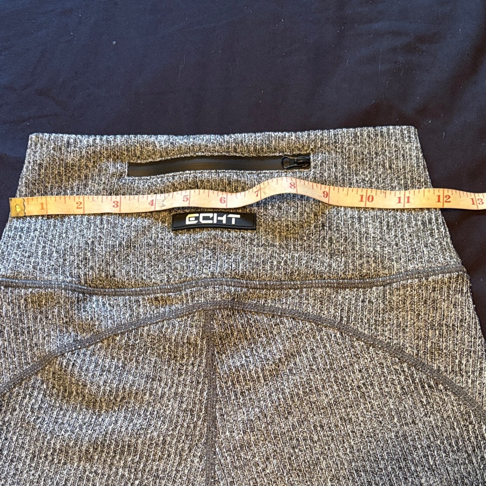 ECHT Women's Gray Flare Knit Pants - Picture 6 of 11